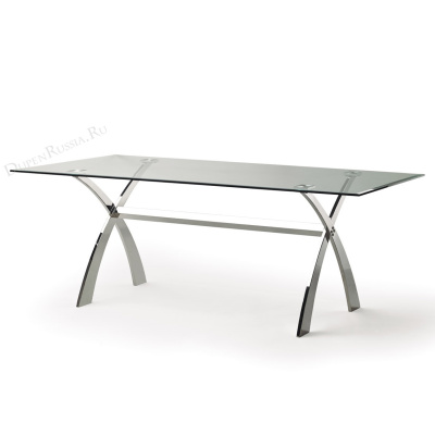 Обеденный стол DUPEN DT-18 Прозрачный фото Обеденный стол DUPEN DT-18 Прозрачный. Фото №3