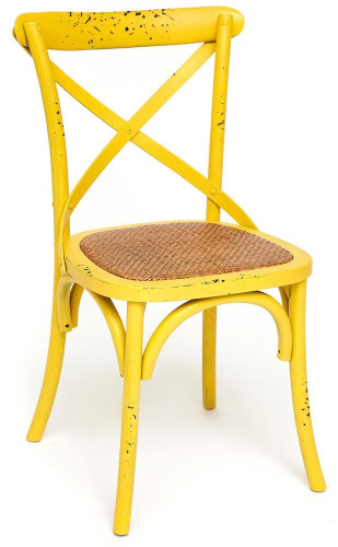 Стул Secret De Maison Cross Chair (mod. CB2001) (Желтый). Фото №1
