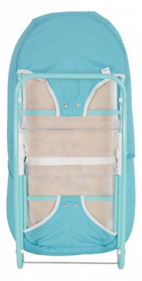 Шезлонг детский Polini kids Коты, голубой. Фото