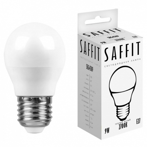 Лампа светодиодная Feron SBG4509 E27 9Вт 2700K 55082. Фото №1