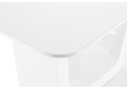 Стол стеклянный Vlinder 140 super white. Фото №9