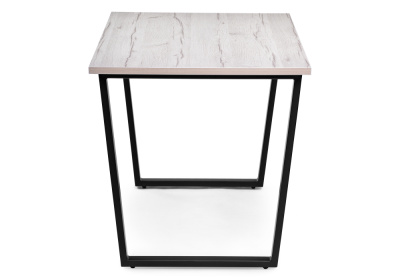 Стол деревянный Лота Лофт 140 25 мм юта / черный матовый. Фото №3