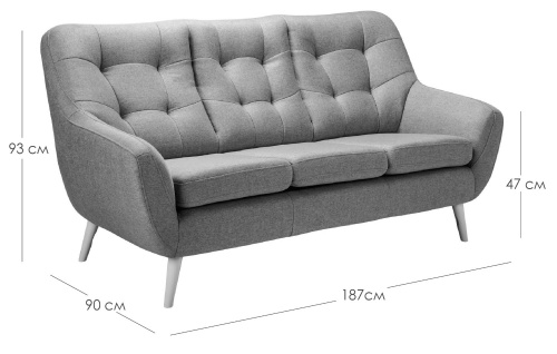 Диван Сканди Блю Арт. Фото №3