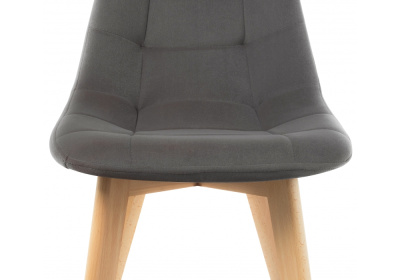 Стул деревянный Filip dark gray / wood. Фото