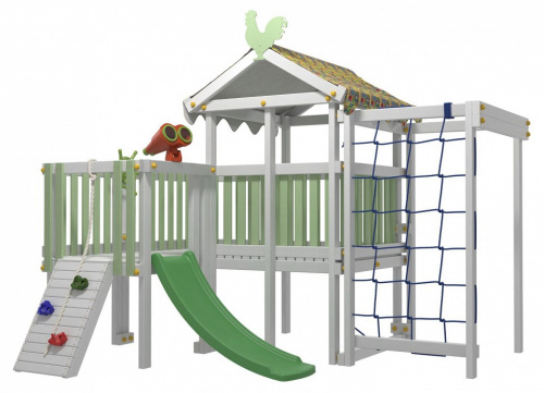 Комплекс игровой ДК9Б, бирюзовый, серый. Фото №7