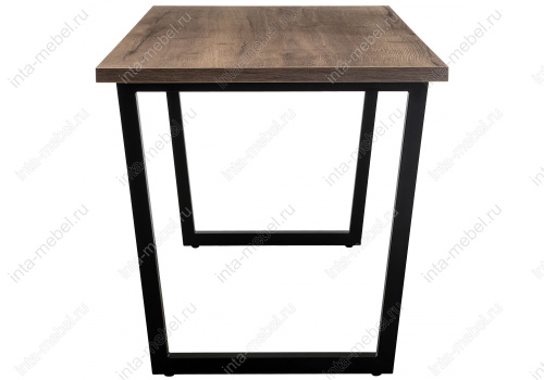 Стол деревянный Эльпатия 150 дуб велингтон / черный матовый. Фото №4