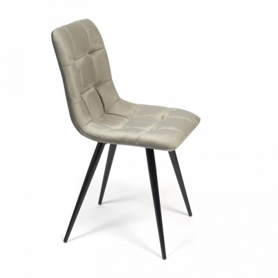 Стул CHILLY (mod. 7095) ткань/металл, 53х47х88 см, высота до сиденья 50 см, серый barkhat 26/черный (поставляется по 4 шт) фото Стул CHILLY (mod. 7095) ткань/металл, 53х47х88 см, высота до сиденья 50 см, серый barkhat 26/черный (поставляется по 4 шт). Фото №2