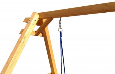 Качели детские Р911-24, коричневый фото Качели детские Р911-24, коричневый. Фото №5