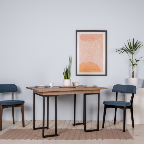 Стол раскладной обеденный Loft 120 Дуб табак. Фото №11