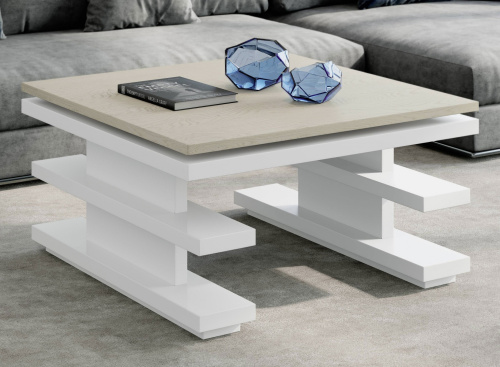 Журнальный стол NORA 2066 Blanco/Polar. Фото №1