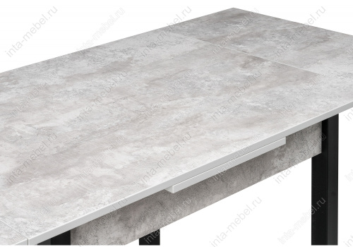 Стол деревянный Форли бетон / черный матовый. Фото №9