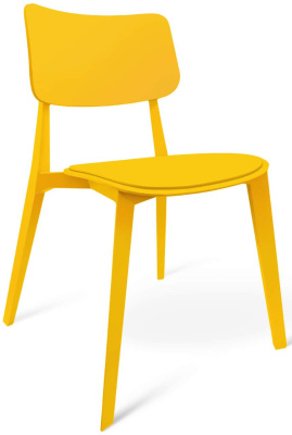 Стул Dario yellow/yellow фото Стул Dario yellow/yellow. Фото №2