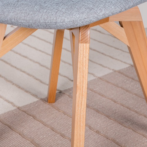 Стул Eames lite Грей/Натуральный Бук. Фото №12