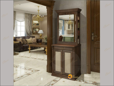 Зеркало с полками над обувницей Б5.4-7. Фото №3