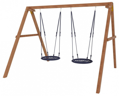Качели детские Р911-28, коричневый фото Качели детские Р911-28, коричневый. Фото №3