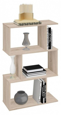 Стеллаж Polini Home Smart, древесина коричневая светлая дуб фото Стеллаж Polini Home Smart, древесина коричневая светлая дуб. Фото №3