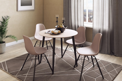 Сканди 2 Стол (обеденный) кофейный/венге. Фото №2