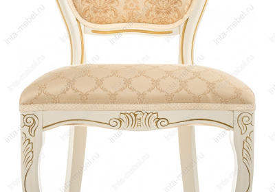 Стул деревянный Лауро патина золото / бежевый тесьма 11 фото Стул деревянный Лауро патина золото / бежевый тесьма 11. Фото №4