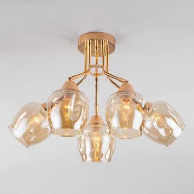 Потолочная люстра Eurosvet Marci 30164/5 золото. Фото №2