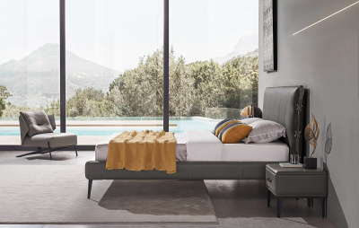 Кровать 1727 графит фото Кровать 1727 графит. Фото