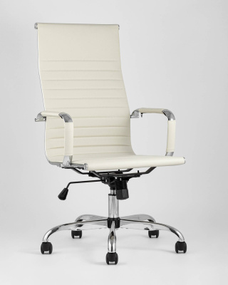 Кресло руководителя TopChairs City бежевое. Фото №3