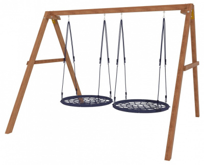 Качели детские Р911-29, коричневый фото Качели детские Р911-29, коричневый. Фото №3