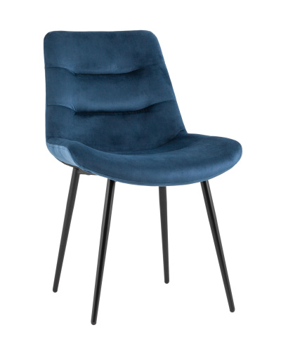 Стул Остин велюр пыльно-синий. Фото №2