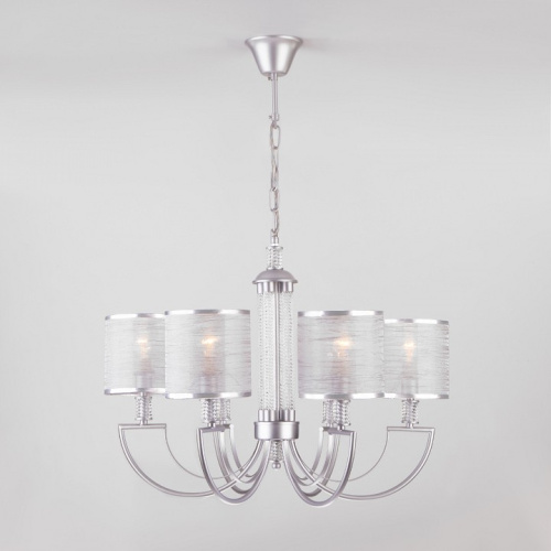 Подвесная люстра Eurosvet Licata 60099/6 серебро. Фото №2