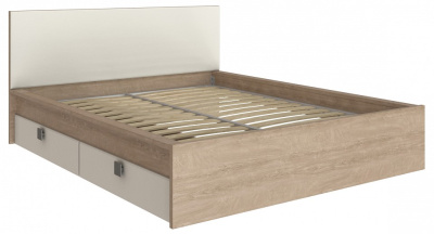 кровать 2000*1600 Анастасия АН-22К (с ящиками) дуб роше/мисандея стоун фото кровать 2000*1600 Анастасия АН-22К (с ящиками) дуб роше/мисандея стоун. Фото №2