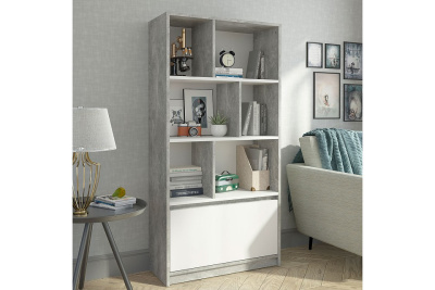 Стеллаж комбинированный Биллунд,белый. Фото №5