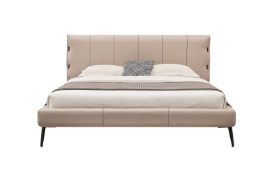 Кровать 1727 бежевая фото Кровать 1727 бежевая. Фото