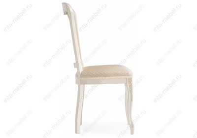 Стул деревянный Клето патина золото / ромб. Фото