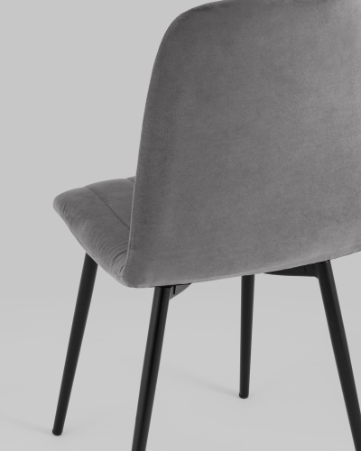 Стул Easy велюр темно-серый. Фото №8