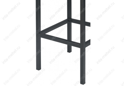 Барный стул Лофт филадельфия коньяк / черный матовый. Фото №5