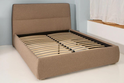 Кровать с ортопедическим основанием и ящиком Сканди 1.8 Жемчужно-белый фото Кровать с ортопедическим основанием и ящиком Сканди 1.8 Жемчужно-белый. Фото