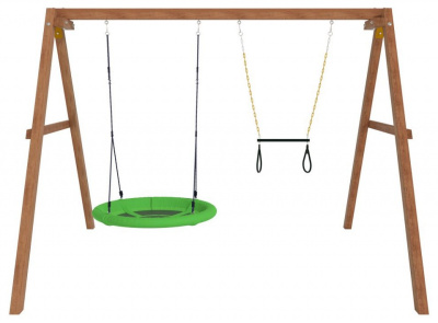 Качели детские Р911-26, коричневый фото Качели детские Р911-26, коричневый. Фото №4