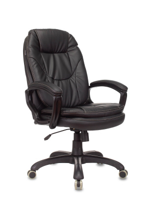 Кресло руководителя Бюрократ CH-868N черный эко.кожа крестовина пластик. Фото №2