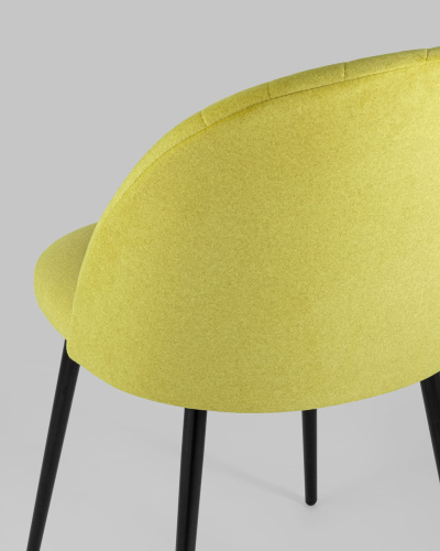 Стул Марсель микровелюр желтый. Фото №8