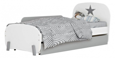 Ограничитель для кровати Polini kids Mirum 1910, серый фото Ограничитель для кровати Polini kids Mirum 1910, серый. Фото №3