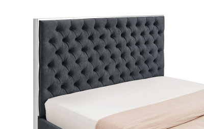 Кровать LBD1704 серая фото Кровать LBD1704 серая. Фото