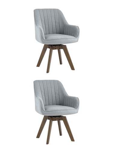 Стул вращающийся MANS серый 2 шт.. Фото №2