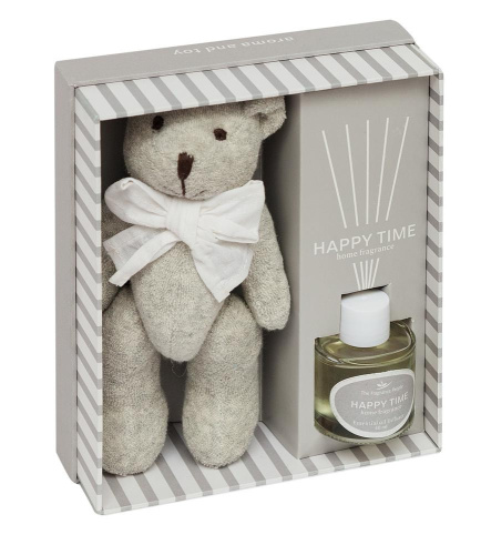 Подарочный ароматический набор Secret De Maison Grey Teddy Bear (mod. TFP 124GF) (Серый). Фото №1