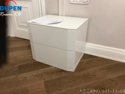 Тумба прикроватная DUPEN M-102 белая. Фото №3