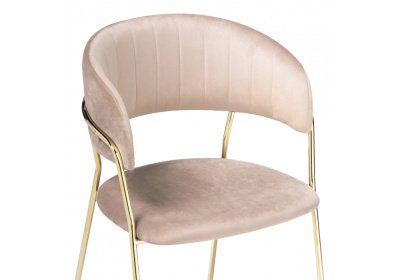 Стул Kamelia cappuccino / gold. Фото