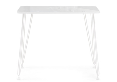 Стол стеклянный Хумфри белый фото Стол стеклянный Хумфри белый. Фото №3