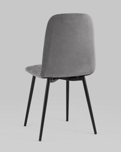 Стул Easy велюр темно-серый. Фото №7