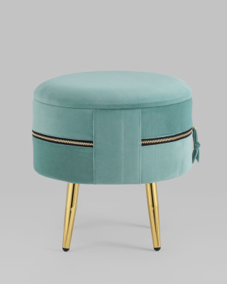 Пуф Тильда велюр мятный. Фото