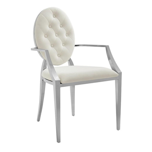 Стул Y110B бежевый бархат. Фото №1