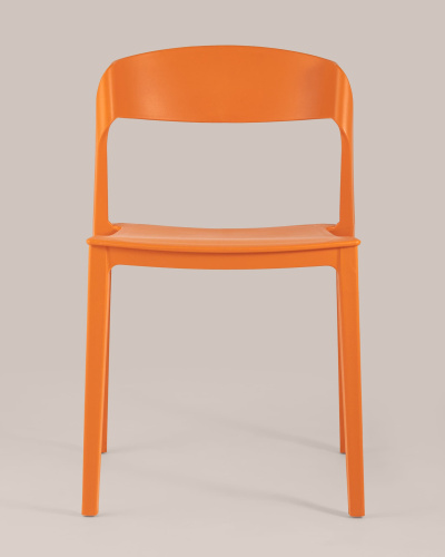 Стул Moris пластик оранжевый. Фото №5