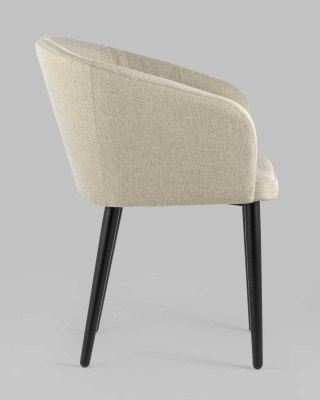 Кресло Ральф рогожка бежевый. Фото